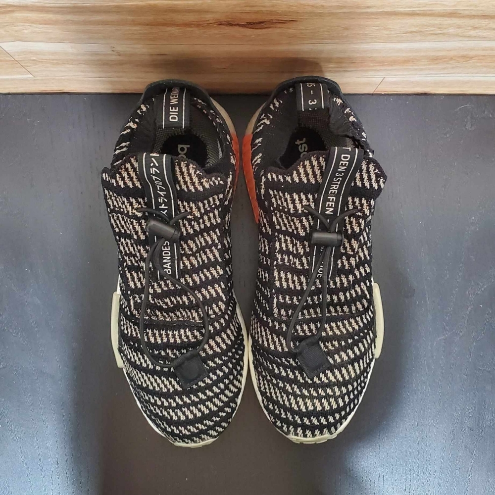 Adidas NMD TS1 Gore Tex Shoes Core Black Sesame Sneakers Men's Size 8 - Picture 8 of 11